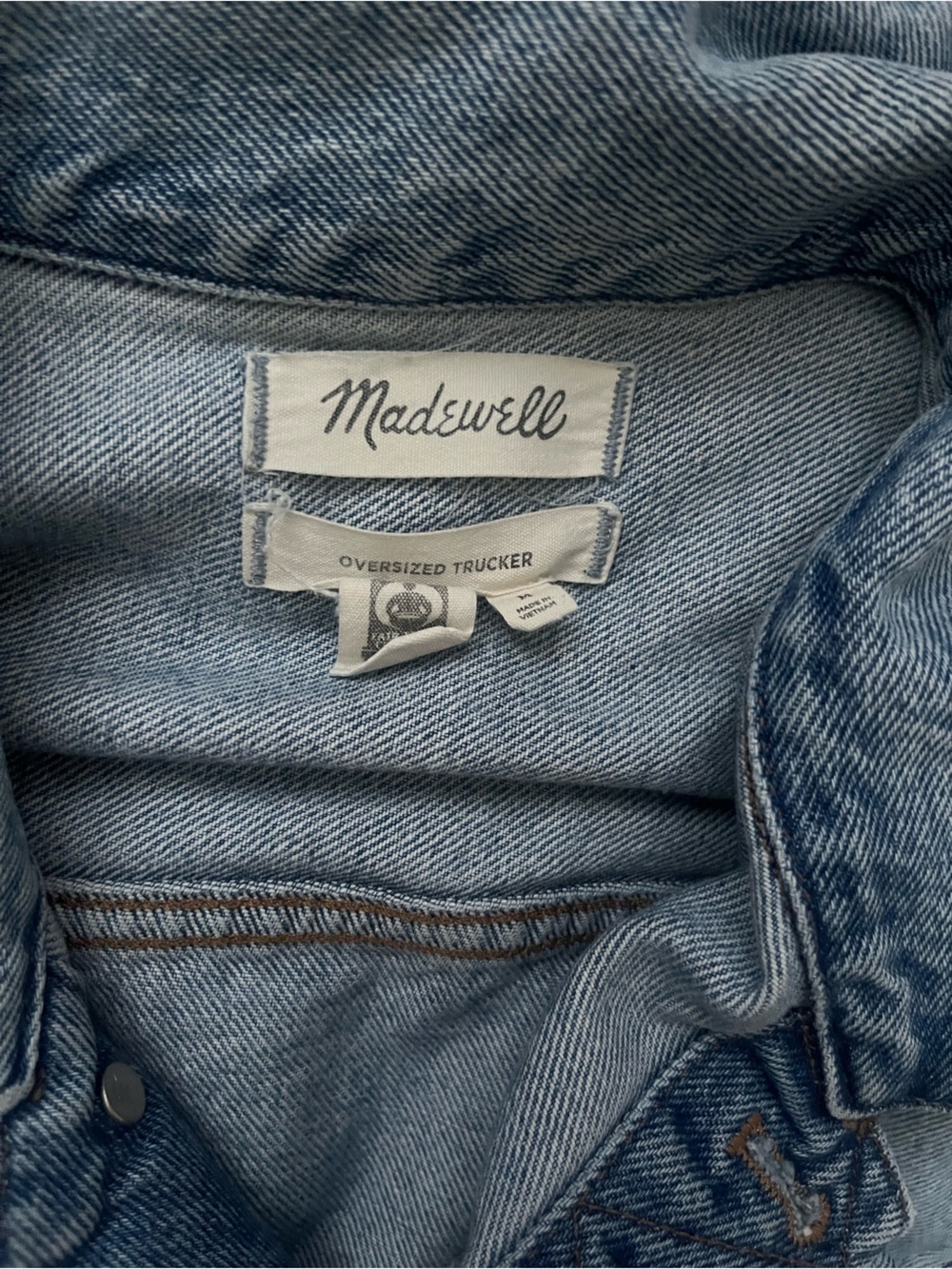 Madewell Light Blue Denim Jacket - Picture 2 of 3